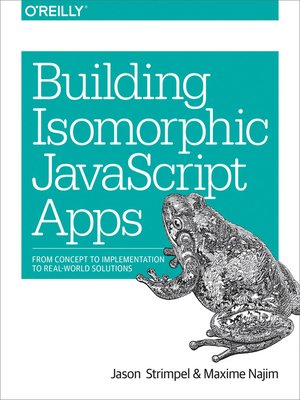 cover image of Building Isomorphic JavaScript Apps